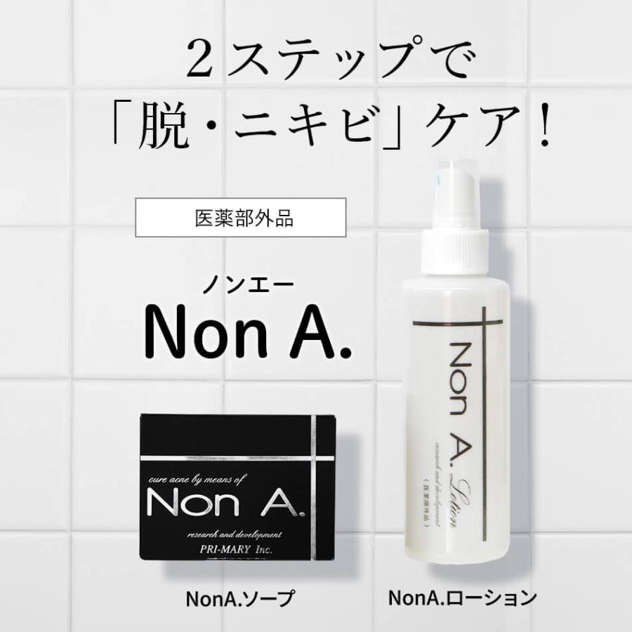 Non A. ニキビ 化粧水 ニキビケアセット 2点セット 洗顔料 洗顔石鹸 
