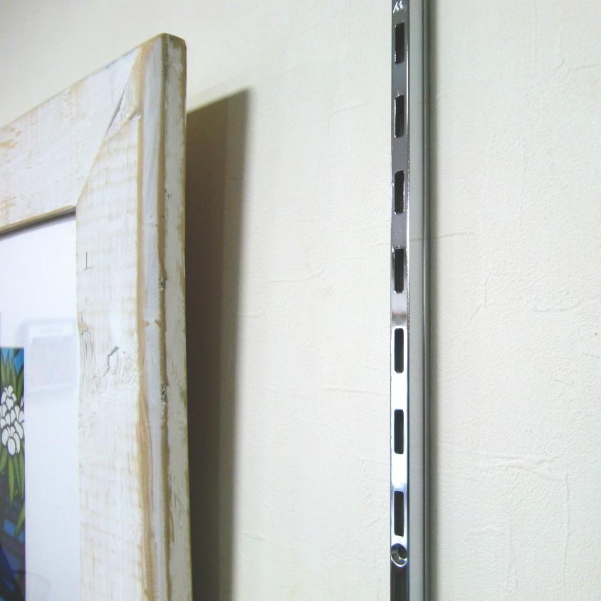 棚　DIY　ASF-1　 チャンネルサポート（ガチャ柱・棚柱） クローム 1200ミリ　　1本単位 |  | 01