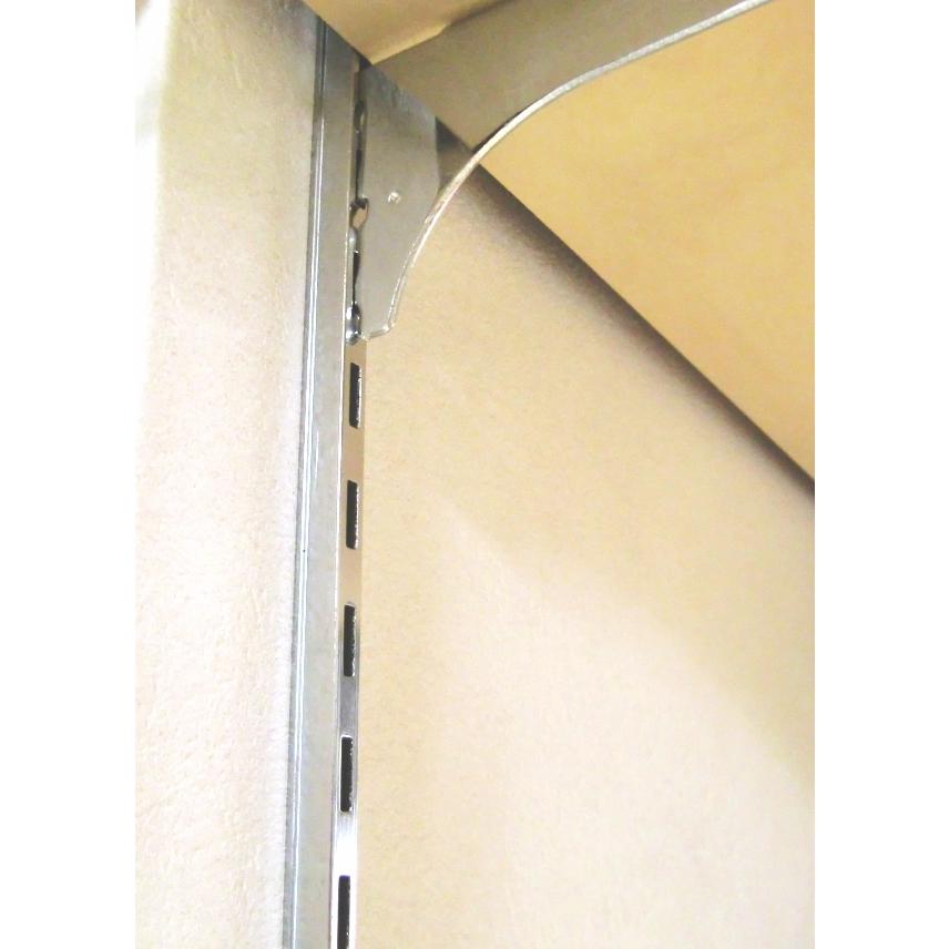 棚　DIY　ASF-1　 チャンネルサポート（ガチャ柱・棚柱） クローム 1200ミリ　　1本単位 |  | 02