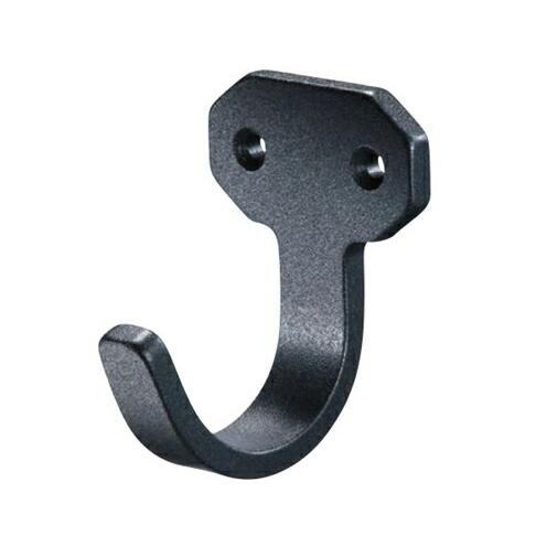鋳鉄製 黒 フック 付属品付き Ace（エース） 鋳鉄南部鉄器風 黒いフック 八角フック ブラック ネジ