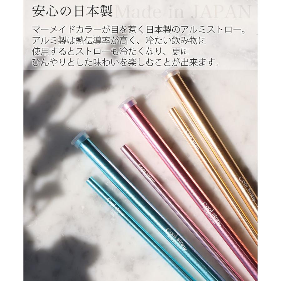 アルミストロー 名入れ ＆ ストローケースセット / ケース付き マイ