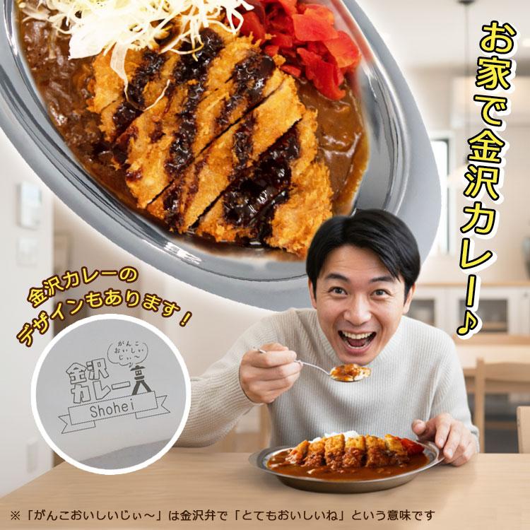 カレー皿 名前入り 【 大盛り サイズ 】1個 / Lサイズ 燕三条 日本製