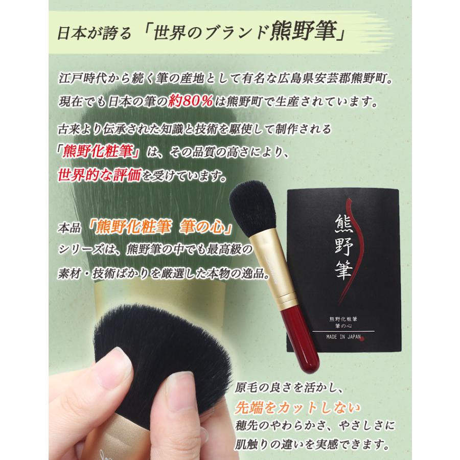 即日発送】 名入れ 熊野化粧筆 フェイスブラシ＆チークブラシセット