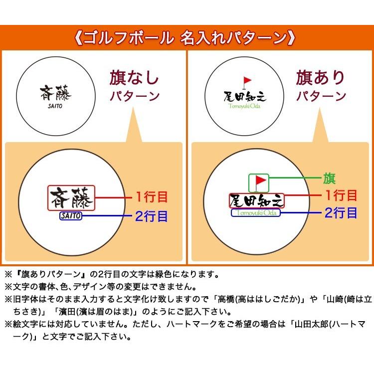 ≪即日発送≫ ゴルフボール 名入れ ゴルフ ボール ３個 ダンロップ 【スリクソン DISTANCE】 記念 ゴルフコンペ  父の日 退職祝い イラスト 還暦祝い 名前 | SRIXON | 06