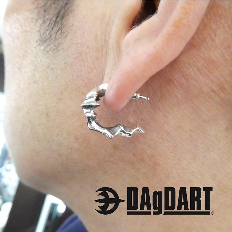 ピアス メンズ シルバー ブラックジルコニア リリィ 1p 片耳 おしゃれ 人気 シルバー925 メンズピアス メーカー直送