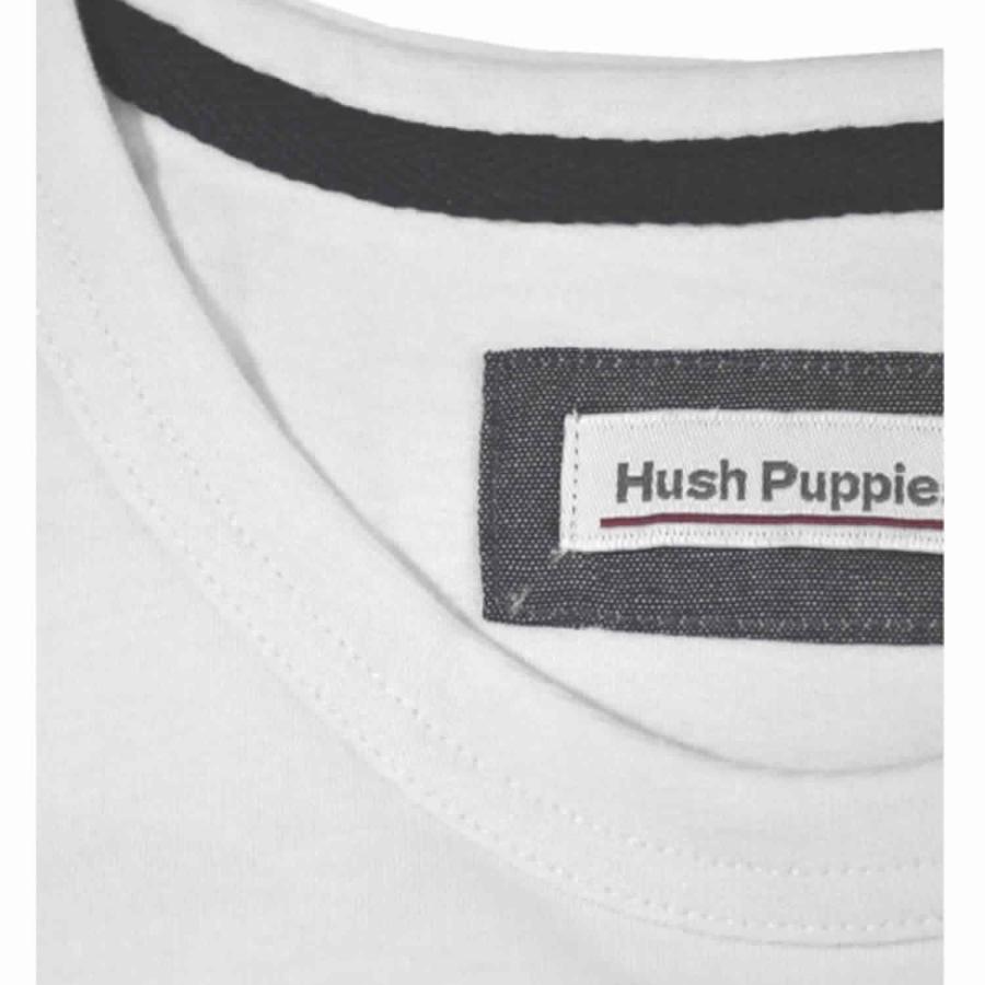 ハッシュパピー（Hush Puppies） Tシャツ ローマ字プリント 天竺T 