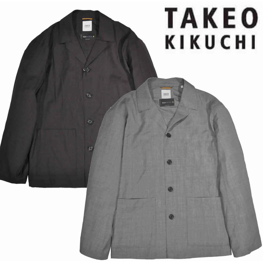 TAKEO KIKUCHI（タケオキクチ） トロピカル 軽量薄手シャツブルゾン 毛 