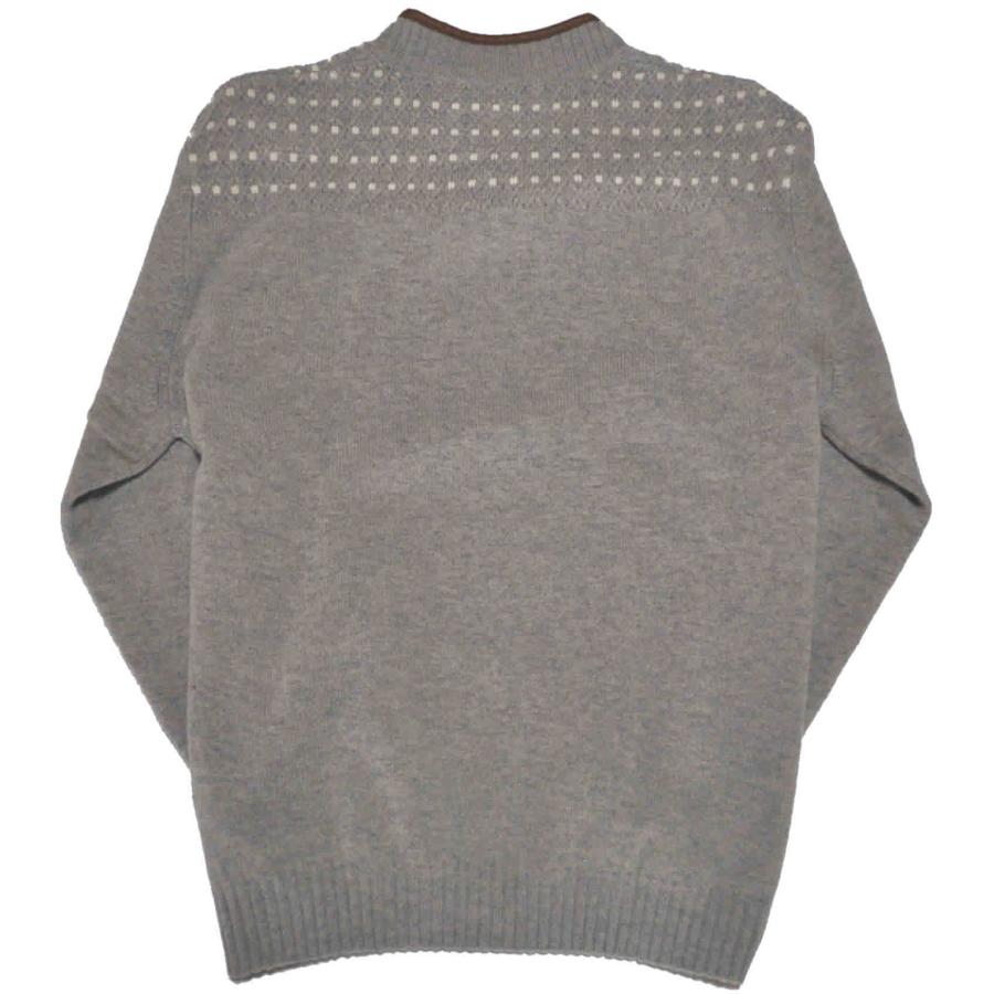 クロコダイル Crocodile 大きいサイズ セーター ハーフジップ衿 毛混