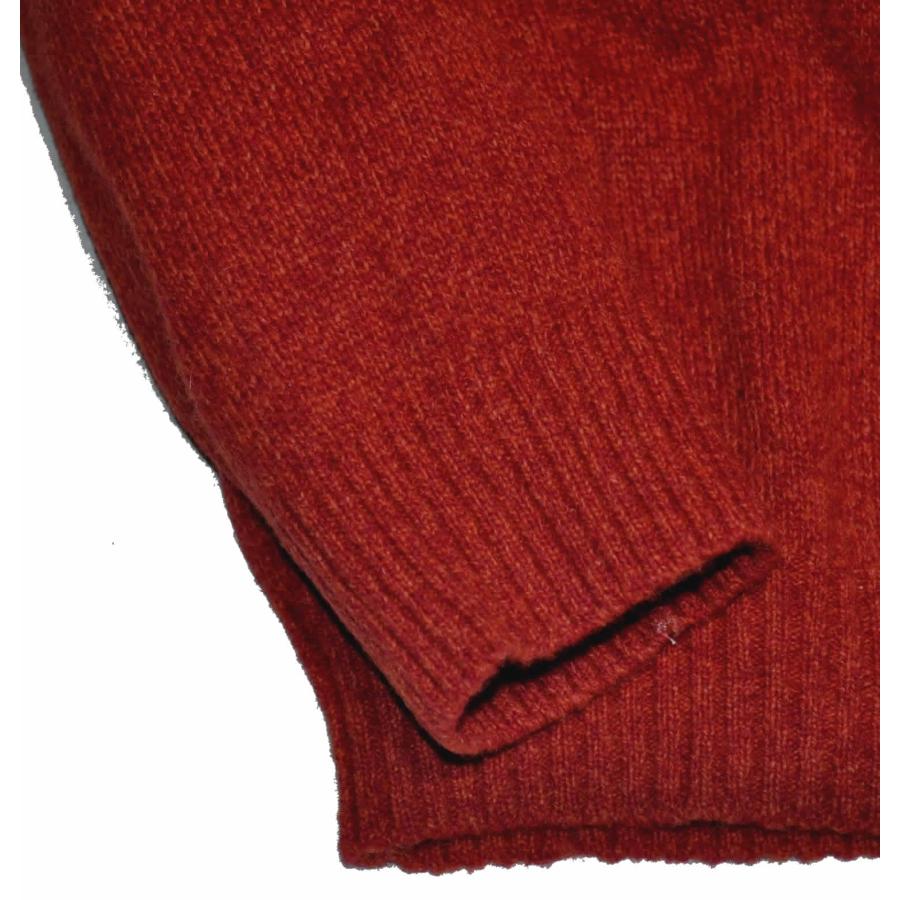 クロコダイル Crocodile 大きいサイズ セーター ハーフジップ衿 毛混