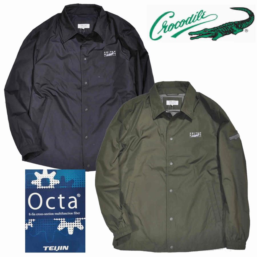 Crocodile（クロコダイル） コーチジャケット 長袖 超軽量ポリエステル 