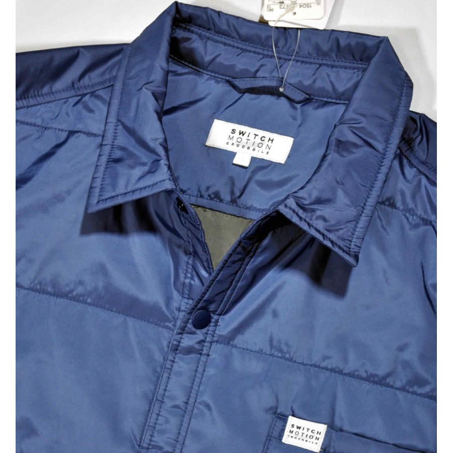 Crocodile（クロコダイル） 軽量ブルゾン 長袖キルト中綿ジャケット