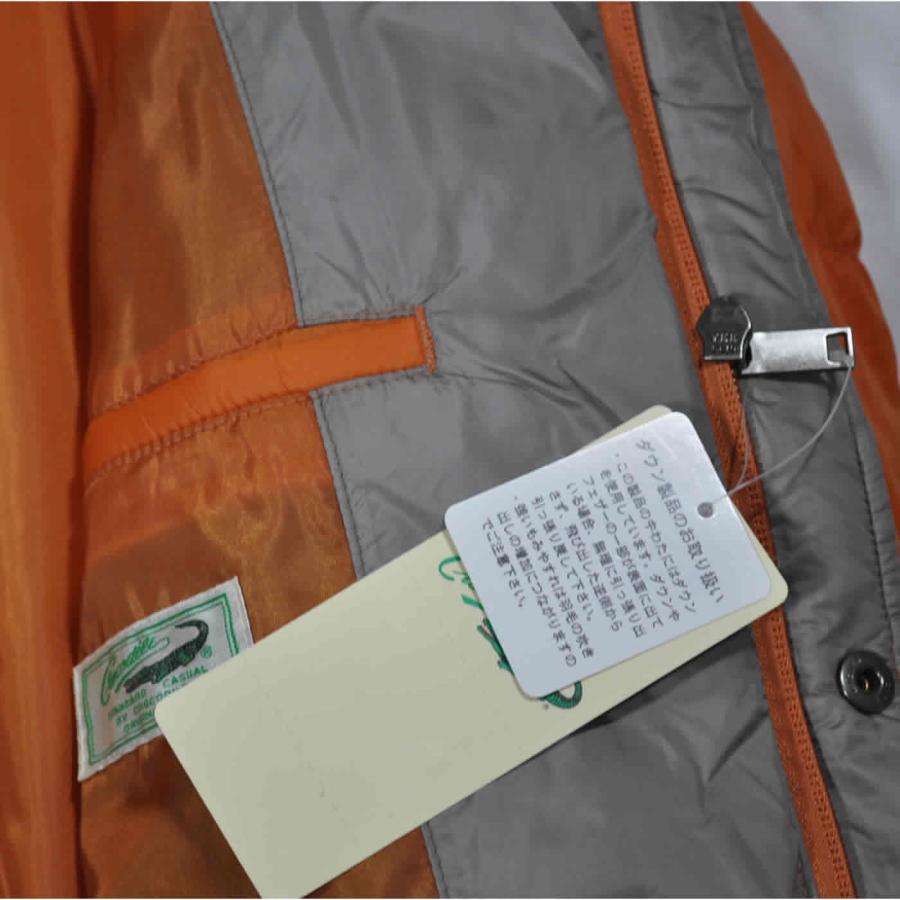 Crocodile（クロコダイル） ダウンコート フード付き 軽量ソフト