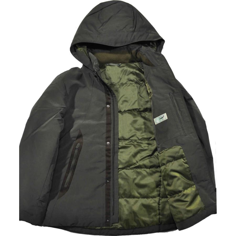 Crocodile（クロコダイル） ダウンコート ショート モスピーチ フード