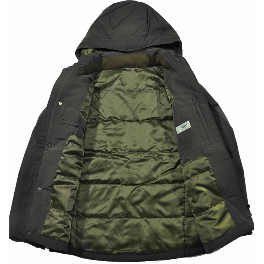 クロコダイルCROCODILEダウンコート取り外しできるフード付きブラック撥水性 メンズ フード付き 切り替え ダウンコート通販 [1604-58403