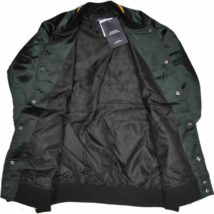 スプレンディッド] スタジャン スカジャン サテンジャンパー タフタ裏