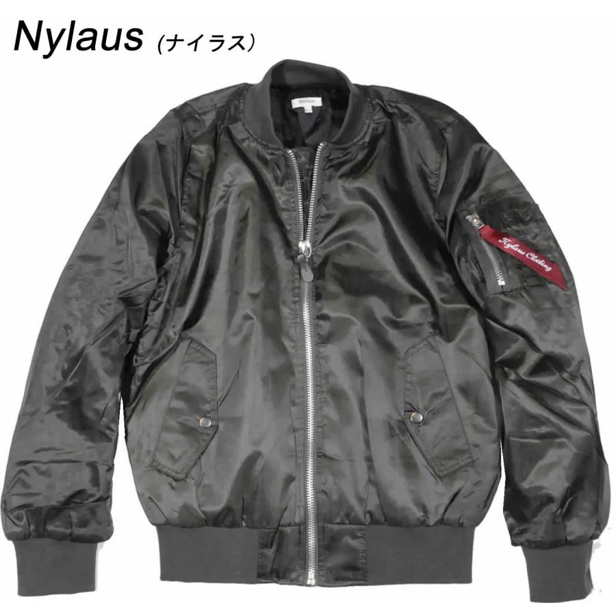 Nylaus ナイラス MA-1 防寒着フライト ジャケット ブルゾン 中綿キルト