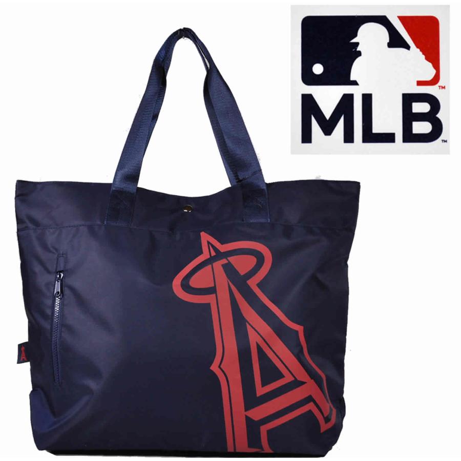 MLB [メジャーリーグベースボール] 大容量 トートバッグ エンゼルス 