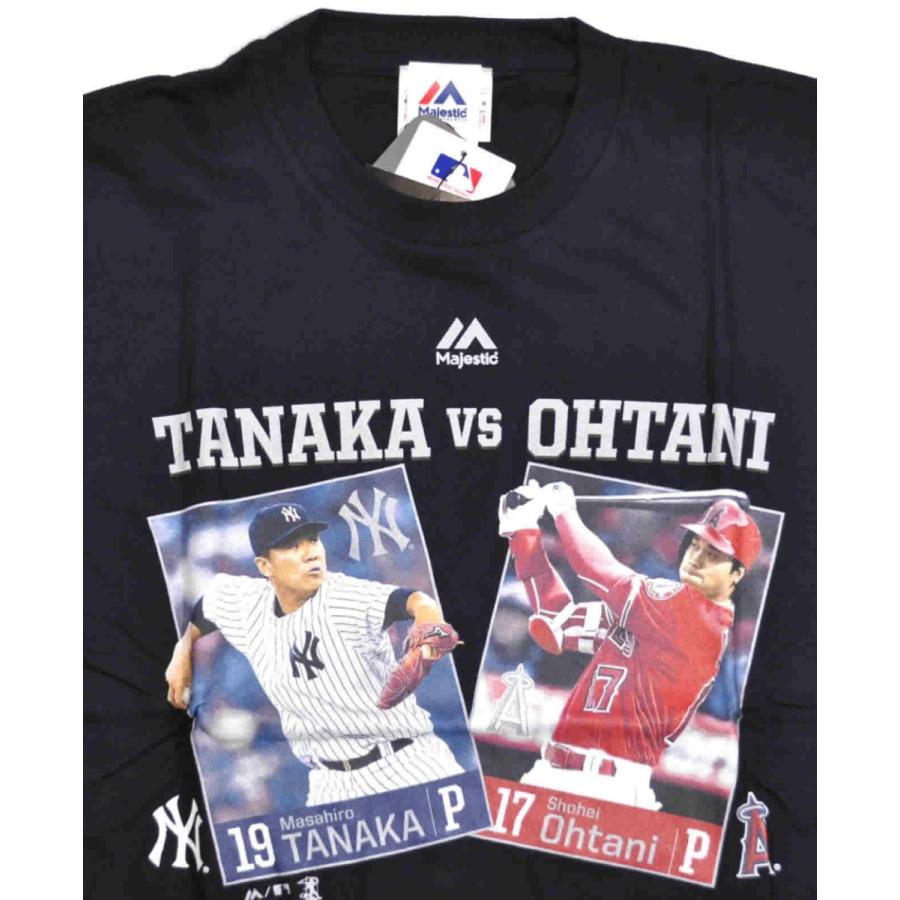 MLB公式ヤンキース田中将大vsエンゼルス大谷翔平 Tシャツ XL