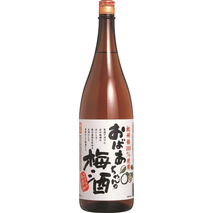 ギフト プレゼント お歳暮 クリスマス 梅酒 6本まで送料1本分 国盛 おばあちゃんの梅酒 1.8L 瓶 1本 愛知県：中埜酒造｜nondonkai