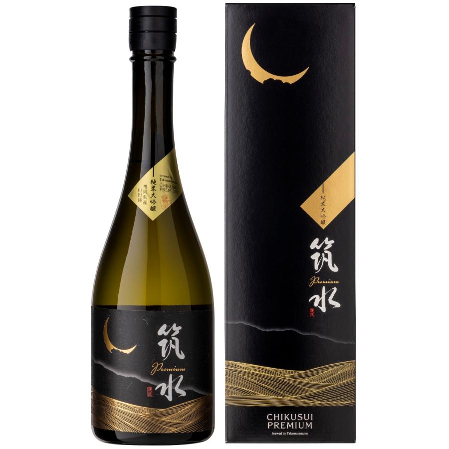 鷹正宗 日本酒 純米大吟醸酒 筑水プレミアム 純米大吟醸 720ml 瓶 化粧