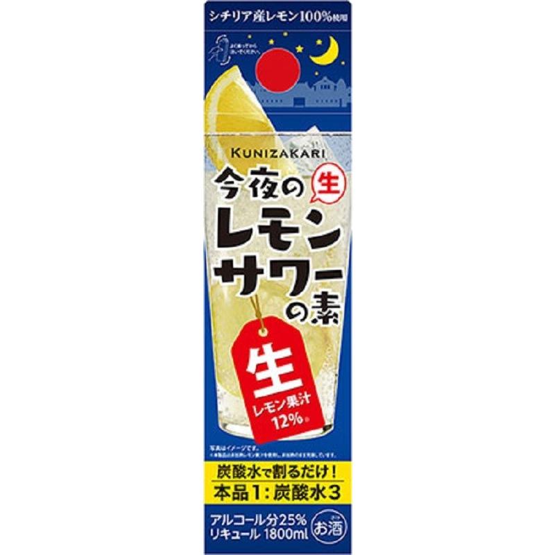 國盛 リキュール サワーベース 今夜のレモンサワーの素 1800ml パック