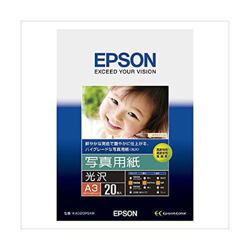 （業務用セット）　エプソン　EPSON純正プリンタ用紙　KA320PSKR　写真用紙（光沢）　20枚入