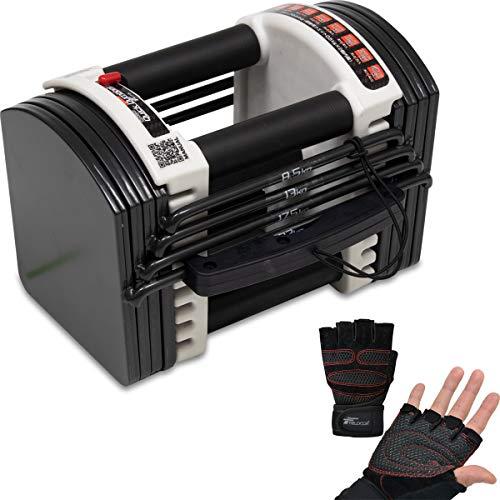 FIELDOOR 可変式　クイックダンベル 22kg ② 可変式 クイックダンベル FIELDOOR 22kg×2個セット ◎たのメル便◎