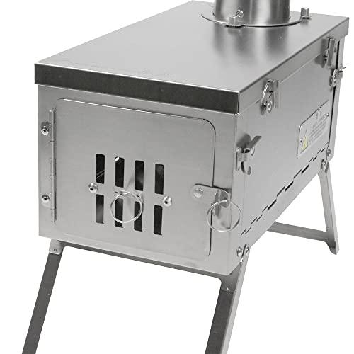 人気No.1】テンマクデザイン フォールディングチタンストーブ改