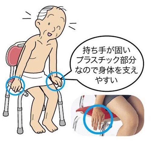 アロン化成 安寿 背付シャワーベンチCPE-N ブルー 