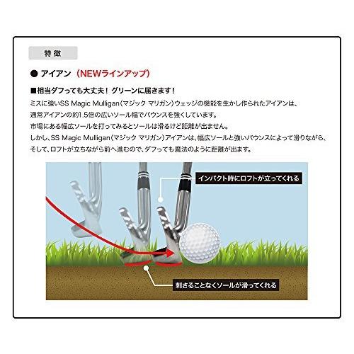 【2026年1月8日以降の発送予定】 LYNX(リンクス) SS Magic Mulligan マジックマリガン アイアン 4本セット 日本製オリジナルスチールシャフト メンズ 番手:#7-PW 【UO7616936111】(27338円)