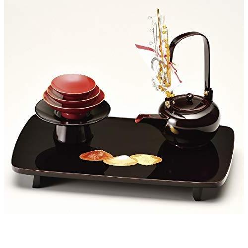 Nonnon Store会津漆器 屠蘇器・婚礼セット 溜 長角 貝合わせ 天然木製