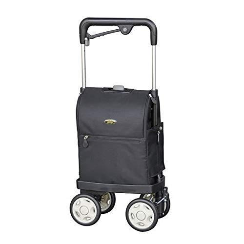 須恵廣工業 シルバーカー/カー ウォーキングキャリーアイカートラブ ブラック 813W