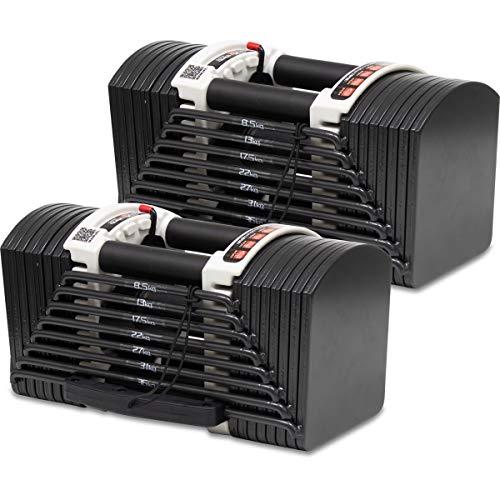 FIELDOOR 可変式 クイックダンベル/ブロックダンベル 40.5kg 2個セット 最小3kgから最大40.5kg アジャスタブルダンベル  簡単重量変更 27段階調節 コンパクト :a-B07S3DWYJM-20221229:Nonnon store - 通販 - Yahoo!ショッピング