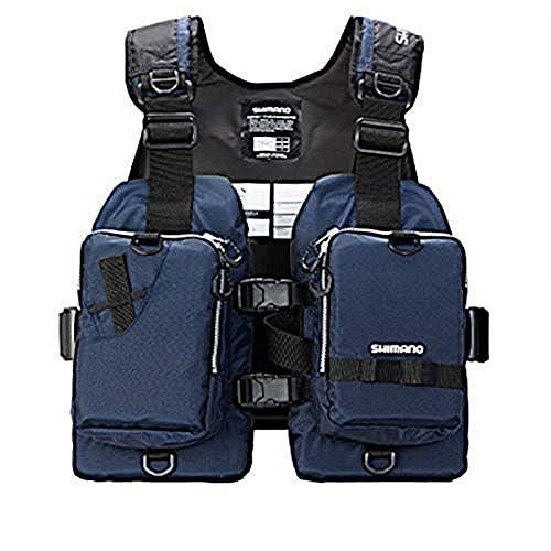 新入荷！ シマノ(SHIMANO) ライフジャケット・フローティングベスト ゲームベストライト VF-068T フリー ネイビー 【RI1797084734】(10201円)