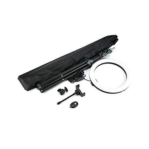 エツミ JJC LEDリングライトキット LEDリングライト+ライトスタンド+スタンドケース+スマホホルダー+ボールヘッド VJJC-ZB6