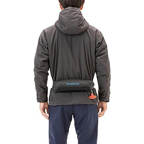 シマノ(SHIMANO) ラフトエアジャケット (コンパクトタイプ・膨脹式救命具) ブルー フリー VF-053U 外カバーサイズは約40%のコンパクト化