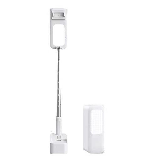 LEDリングライト 卓上地面両用 撮影照明用ライト 折り畳み 一体式 3色モード 高輝度LED 高安定性 組立て不要