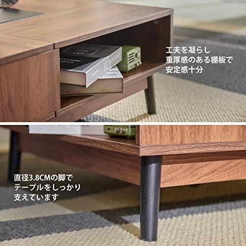 CO-Z センターテーブル ローテーブル 正方形 リビングテーブル 木製