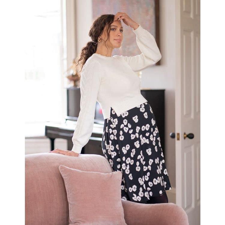 全品最安値に挑戦[セラフィン] カジュアルドレス ニットトップ