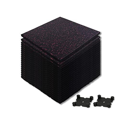 【最安値挑戦中】 トレーニングマット ゴムマット ジムマット 50cm*50cm 20mm 連結パーツ付き（無料） 硬度60〜65 防音マット 筋トレ 【3681170124】(20897円)