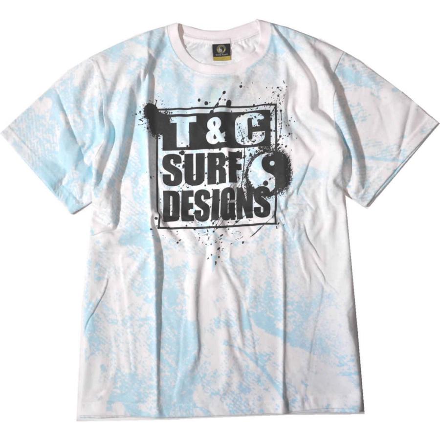 ティーアンドシーサーフデザイン T C Surf Designs ｔシャツ 半袖 ぼかし まだら 柄フロントプリント Mサイズ 12水色 Dm91 1030yd30 ノンブルショップオーク店 通販 Yahoo ショッピング