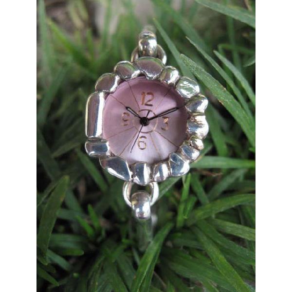 レディースウォッチ　純銀バングル風