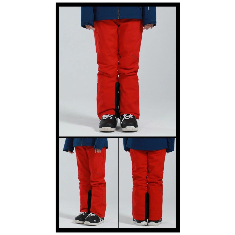 スノーパンツ スキーパンツ 配色印刷 スキーウェア スノーボード 撥水加工 防水ポケット YKKファスナー 全6色 レディース 　