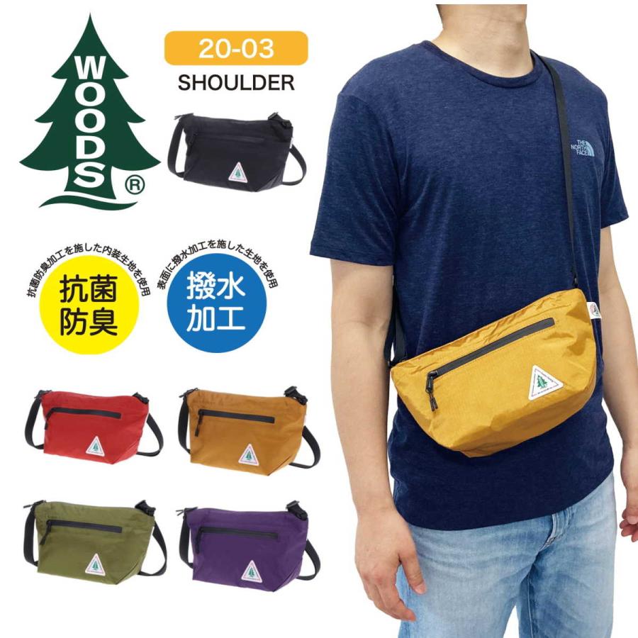 Woods（ウッズ） WOODS CANADA カナダ ショルダーバッグ ヨコ型