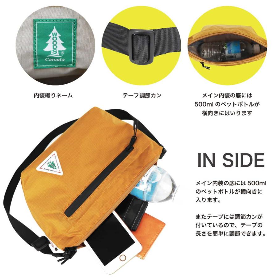 Woods（ウッズ） WOODS CANADA カナダ ショルダーバッグ ヨコ型