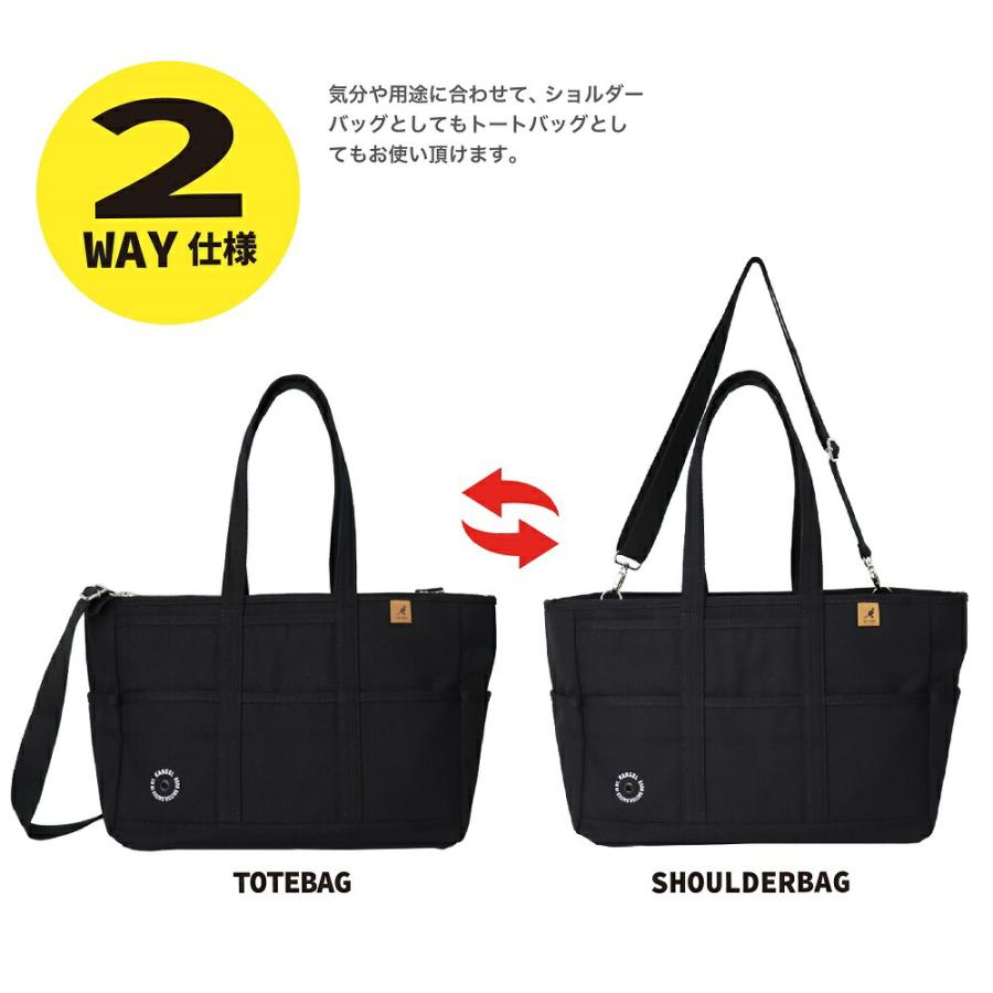 KANGOL(カンゴール) デュオキャンバス ショルダーバッグ レディース カンゴール ショルダーバッグ 斜めがけ キャンバス 2way 肩掛け バッグ
