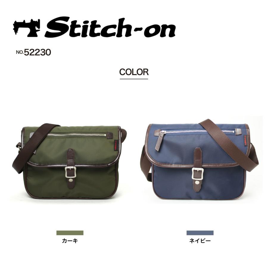 Stich-on ステッチオン ショルダーバッグ かぶせショルダー
