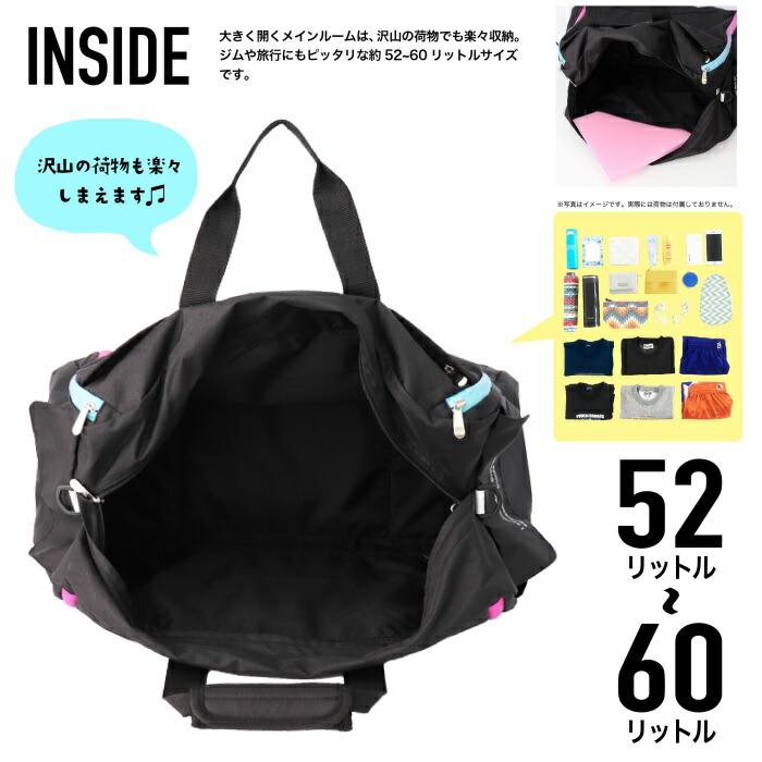 FILA フィラ 折りたたみボストンバック ショルダーベルト 2WAY