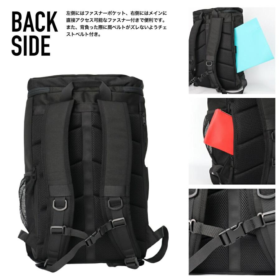 BEN DAVIS ベンデイビス スクエアリュック バックパック ボックス型 30L 2層式 B4 BDW-8302｜nonoshop｜07