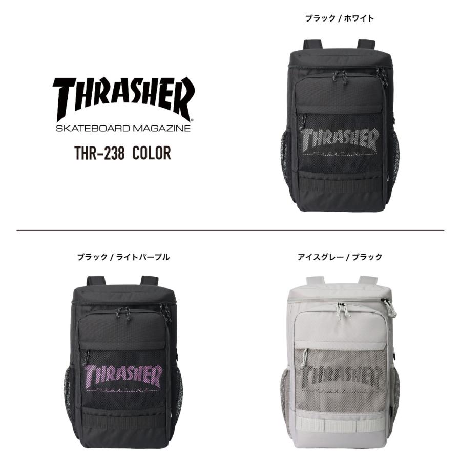 THRASHER スラッシャー リュック デイパック バックパック リュックサック スクエアリュック B4 30L 大容量 抗菌 消臭 撥水 軽量 男女兼用 THR-238｜nonoshop｜13